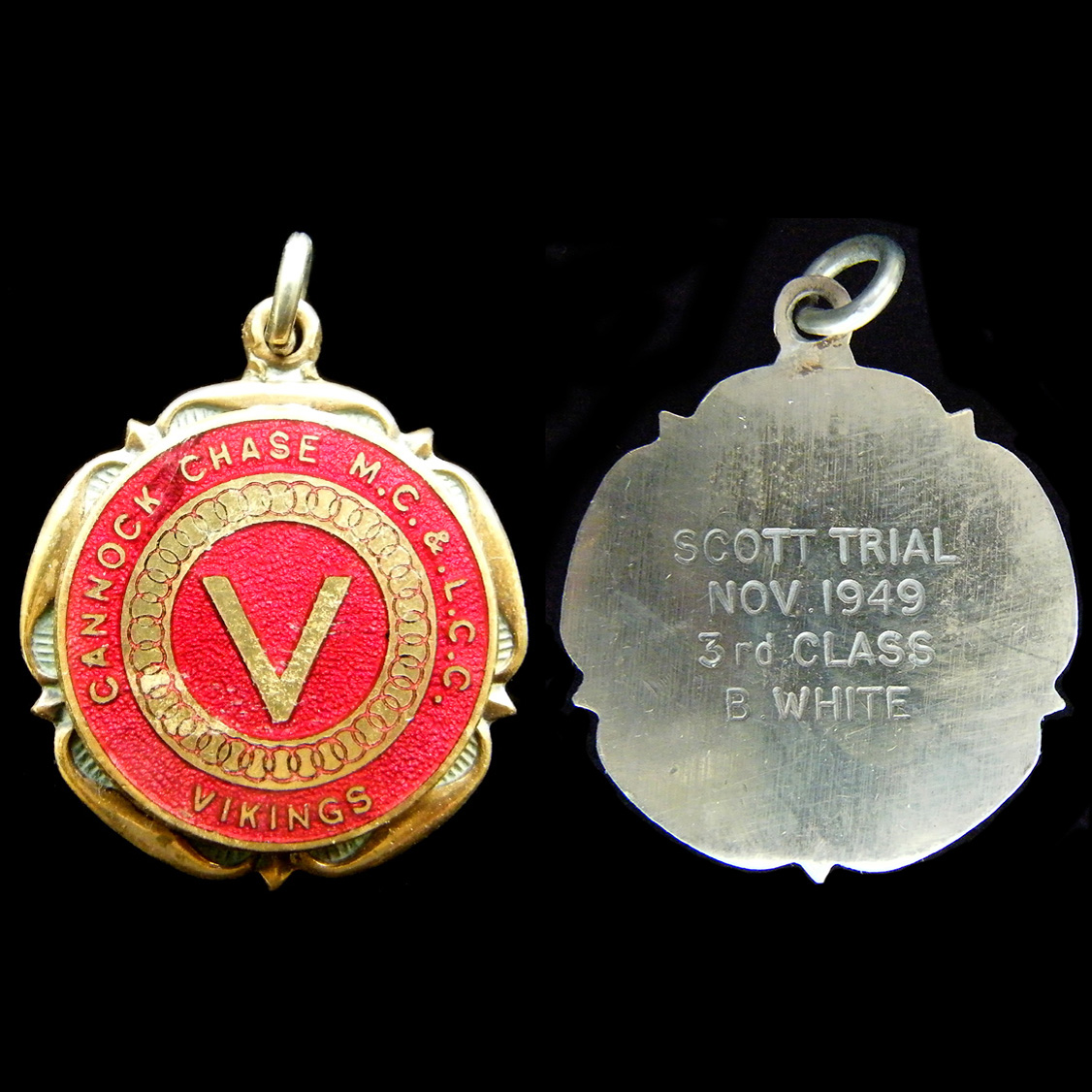 Cannock Chase Motor Cycle & Light Car Club Medallion